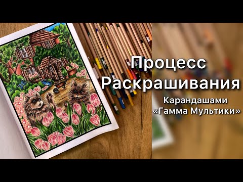 Видео: Раскрашиваю карандашами ГАММА МУЛЬТИКИ/ Creative Haven
