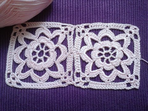 Видео: Квадратный мотив.  The square motif.