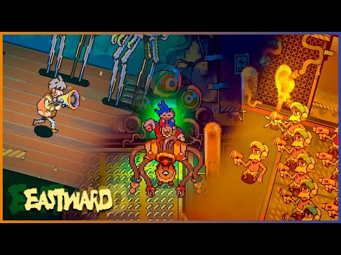 Видео: ПРОХОЖДЕНИЕ ИГРЫ EASTWARD 21 ЧАСТЬ: "ВЗРОСЛЫЙ СОЛОМОН, СЪЕМКИ В КИНО И ПРОПАВШИЙ РУССКИЙ ЯЗЫК!"
