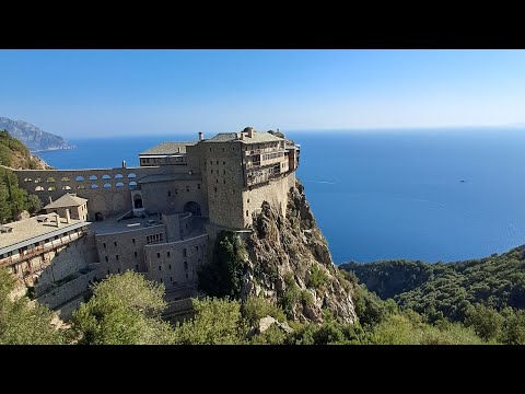 Видео: Гърция ,Атон .Света Гора . Еп1 Пътеки и манастири
