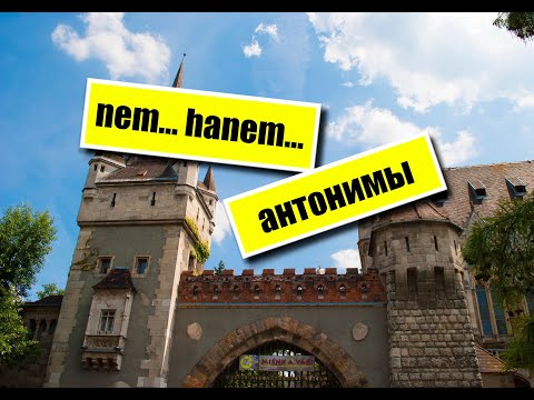 Видео: Венгерский язык. Конструкция "NEM... HANEM ..." + антонимы