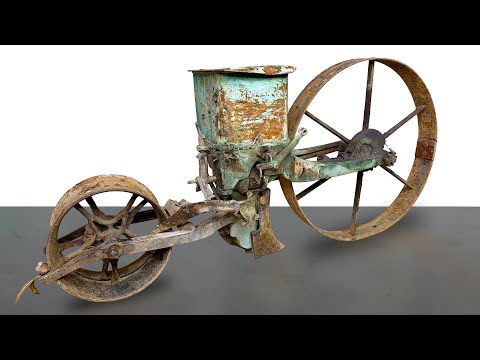 Видео: реставрация зерновых сеялок