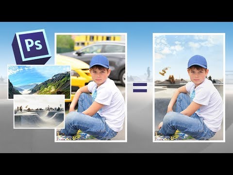 Видео: Как заменить фон на фотографии в фотошопе