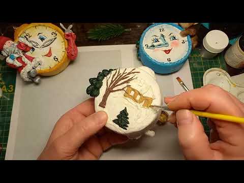 Видео: Будильник из ваты. Часть 4. Подбираем цвета.