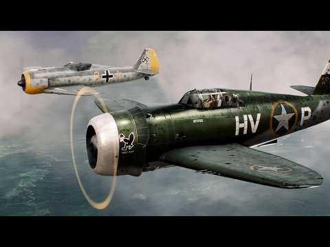 Видео: Немецкий ас дразнит P-47C