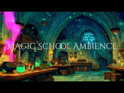 Видео: Атмосфера Класса Зельеварения – Расслабляющая Музыка Волшебников и Магические Звуки для Учебы