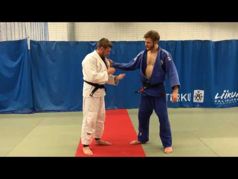 Видео: дзюдо. бросок через плечо. Judo.Sode tsurikomi goshi. Reverse kata Guruma.