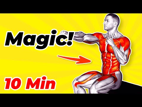 Видео: ➜ ЧУДО-ТРЕНИРОВКА НА СТУЛЕ ➜ Веселые и простые упражнения для дома, которые вам понравятся!