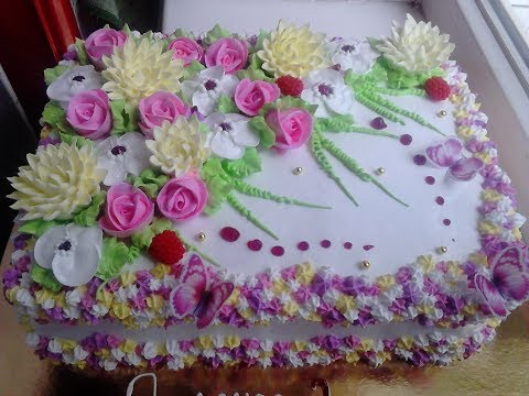 Видео: Тортик для девочки