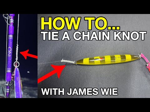 Видео: Как завязать цепной узел для ловли голубого тунца на джиг | Пошаговое руководство по рыболовному ...