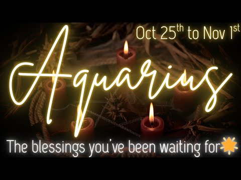 Видео: Водолей: НАКОНЕЦ-ТО! Это то, чего вы ждали! 😍💫~ Таро Водолея на октябрь 2025