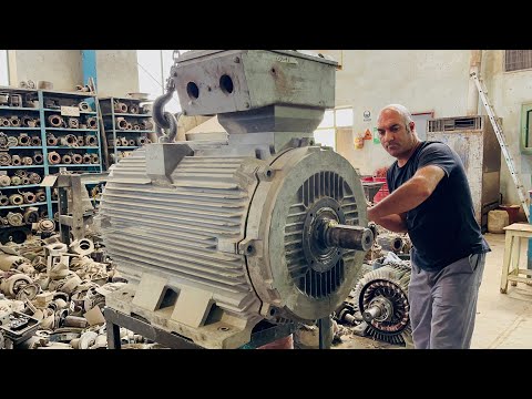 Видео: все об электродвигателях || Разборка электродвигателя 250 кВт 3000 об/мин.