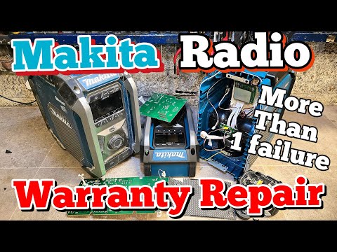 Видео: Ремонтируем радиостанцию ​​Makita MR007G 40 В по гарантии. Устраняем неисправность.