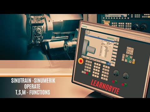 Видео: Siemens ShopMill - Sinumerik - Начало работы - Функции T, S, M - Смена инструмента