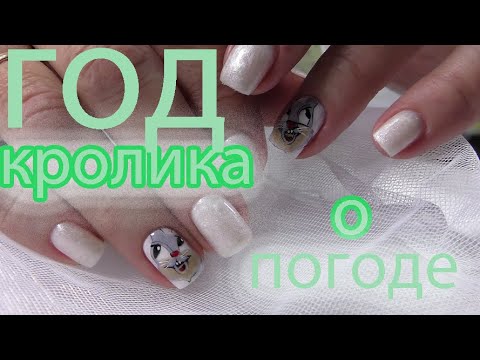Видео: Новогодний маникюр 2023 КРОЛИК