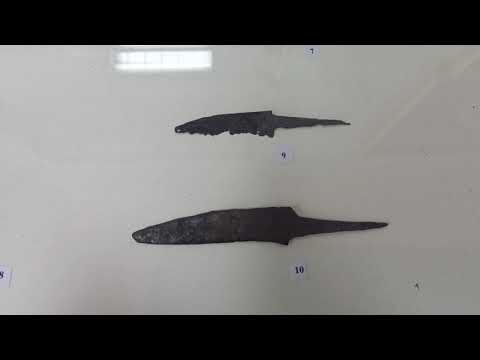 Видео: Выставка ,,Тёмные века,, с 1по 6 века экспонаты с территории проживания Вятичей есть ножи и оружие