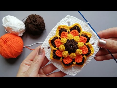 Видео: 🤗 А вы умеете вязать такой красивый бабушкин квадрат?