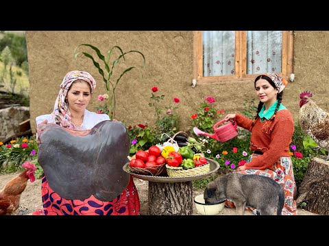 Видео: Жареная говяжья печень с овощами | Выпечка тандури пенджагиш в горной деревне