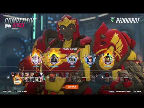 Видео: LHCloudy ломает игру с этим Райнхардтом... OVERWATCH 2 СЕЗОН 19 ТОП-500