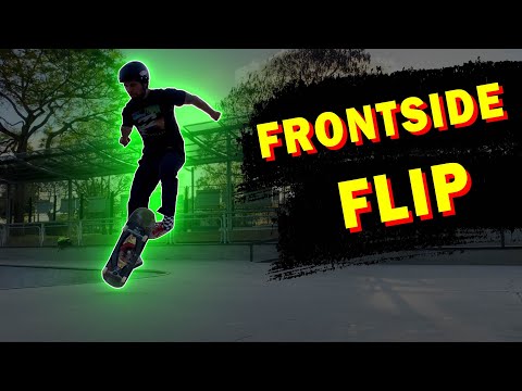 Видео: КАК СДЕЛАТЬ FRONTSIDE FLIP НА СКЕЙТБОРДЕ #скейтбординг