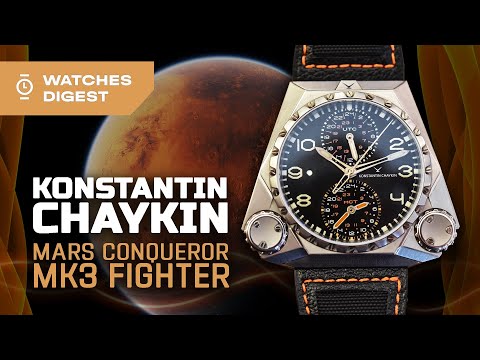 Видео: Марсианские хроники Чайкина. Обзор часов Konstantin Chaykin Mars Conqueror Mk3 Fighter #Обзорчасов