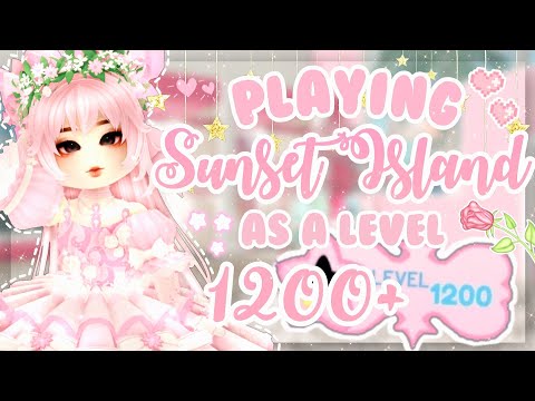 Видео: ИГРАЮ В SUNSET ISLAND 1200+ УРОВНЯ!🌷✨ | Royale High Roblox