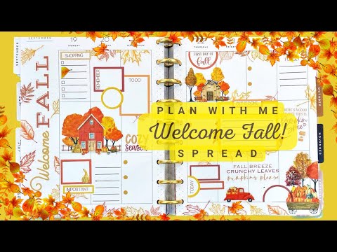 Видео: ПЛАНИРУЙТЕ СО МНОЙ | РАЗВЁРТКА «ДОБРО ПОЖАЛОВАТЬ, ОСЕНЬ!» | СЧАСТЛИВЫЙ ПЛАНИРОВЩИК