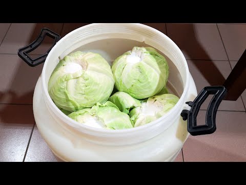 Видео: как засолить капусту не процеживая