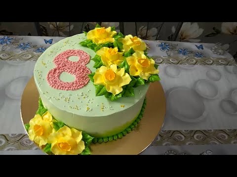 Видео: Торт на 8 Марта!