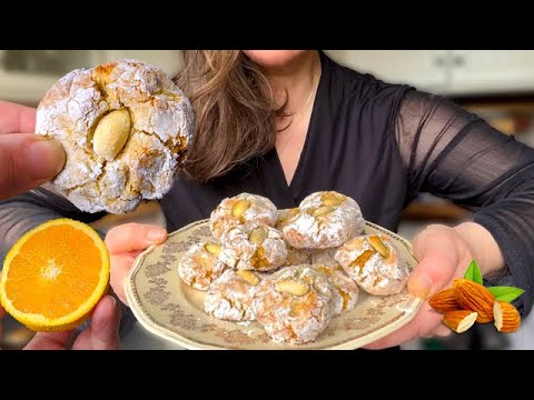 Видео: Вкуснейшее восточное печенье! Без глютена, без муки! Апельсиновое ПЕЧЕНЬЕ 🍊