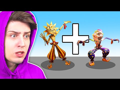 Видео: АНИМАТРОННИК СОЛНЦЕ + АНИМАТРОНИК ЛУНА = ??? 😳 ФНАФ МУЛЬТИКИ