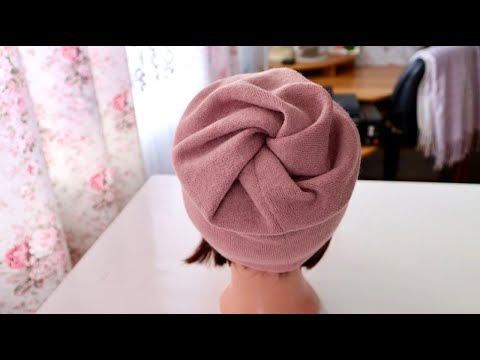 Видео: Всего за 15 минут сшила головной убор из 80-х годов. Без сомнения, эта красота завоевала мир
