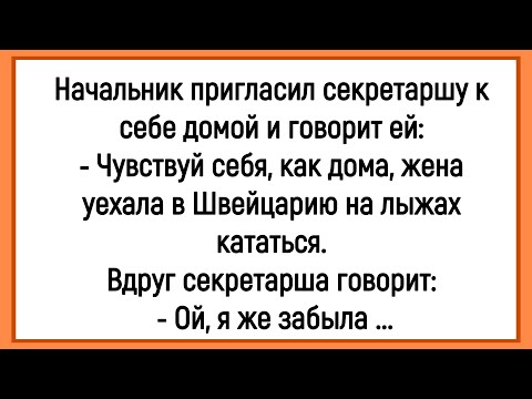 Видео: 🔥Как Начальник Секретаршу К Себе Домой Пригласил! Сборник Смешных Анекдотов! Юмор! Смешно!