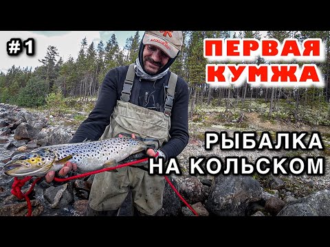 Видео: РЫБАЛКА КОЛЬСКИЙ #1 - Первая КУМЖА - Рыболовный ПОХОД на Кольский полуостров - РЫБАЛКА на РЕЧКЕ