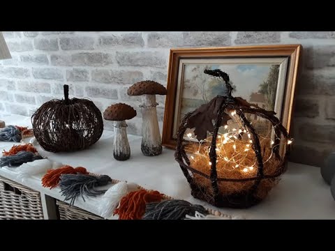 Видео: тыква  ИЗ ПРУТЬЕВ  - эксперимент🔥 DIY