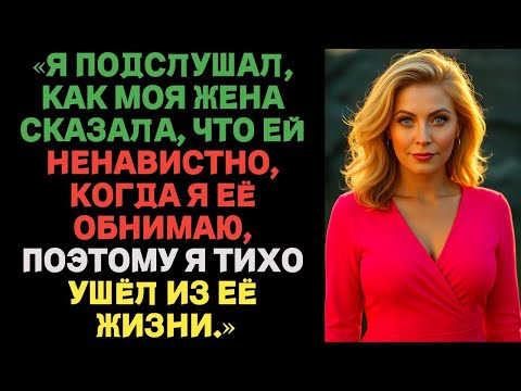 Видео: «Я подслушал, как моя жена сказала, что ей ненавистно, когда я её обнимаю, поэтому я тихо ушёл из её