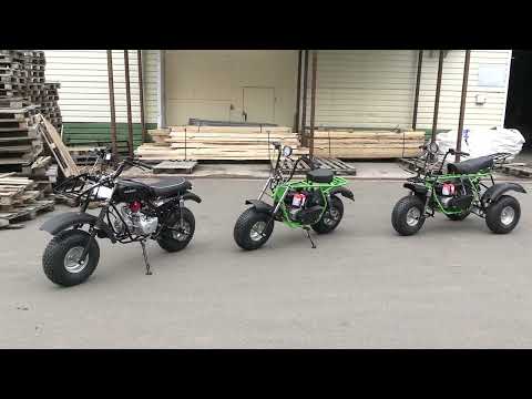 Видео: Мотоциклы СКАУТ САФАРИ-3, САФАРИ-4, Трицикл ТРИТОН-2 (Ижтехмаш). Исполнение в зеленом цвете. Обзор.