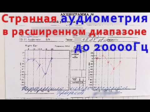 Видео: Странности аудиометрии в расширенном диапазоне до 20000Гц. Ошибки
