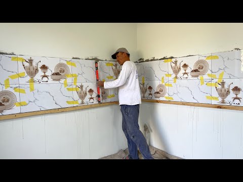 Видео: OSHXONA FARTUK KAFEL TERISH QANCHAGA TUSHDI -ОШХОНА РЕМОНТ КАФЕЛ ФАРТУК