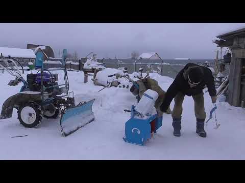 Видео: Меняю снегоуборщик на отвал Нева МБ23