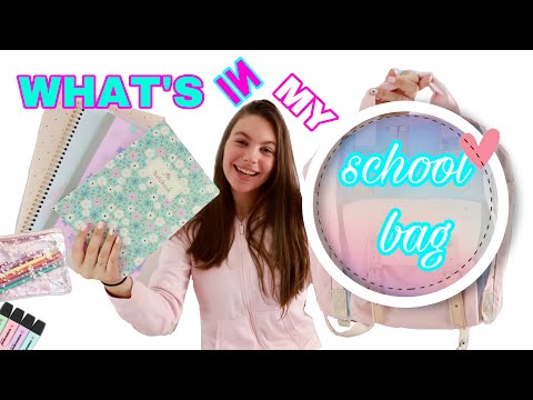 Видео: Какво има в раницата ми за училище/Ерика Думбова/What's in my school bag/Erika Doumbova