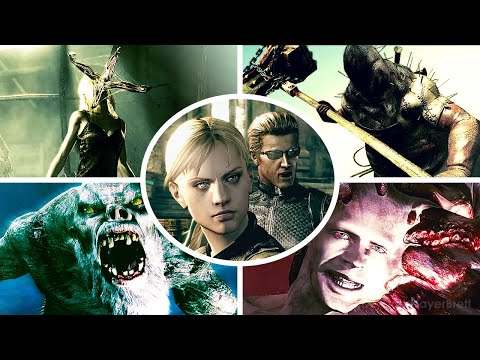 Видео: Обитель зла 5 - Все боссы. Полностью на английском [HD]