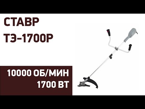 Видео: Электрический триммер Ставр ТЭ-1700Р
