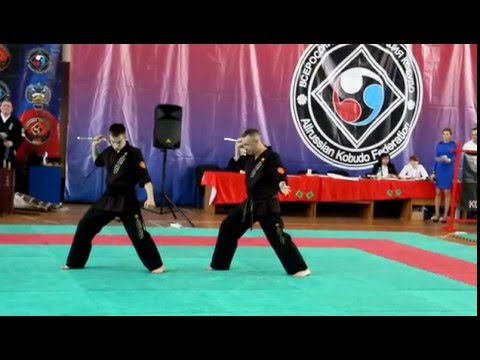 Видео: Кобудо, фристайл нунчаку, Николай и Павел Кузнецовы