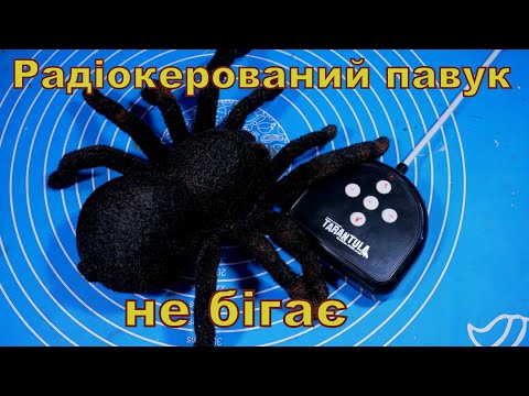 Видео: Радіокерований павук не бігає.