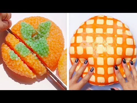 Видео: Самое удовлетворяющее видео слизи ASMR | Релаксирующая странно удовлетворяющая слизь 2019 | 390