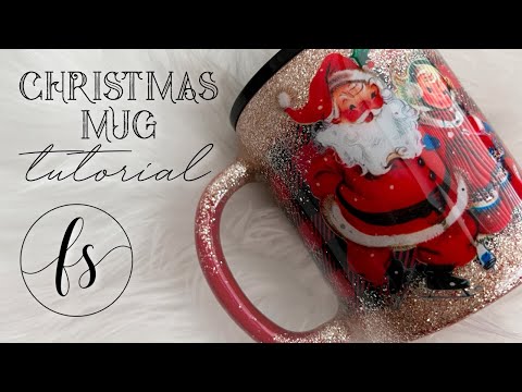 Видео: Мастер-класс по изготовлению рождественского стакана для кружки
