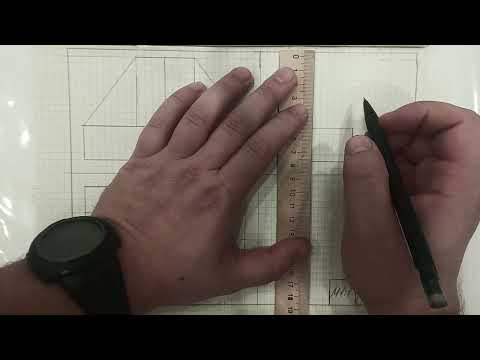Видео: Построение шестигранной поверхности в изометрии