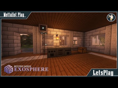 Видео: Minecraft 1.20.1 BM: Exosphere - #07 Идем к автокрафтам