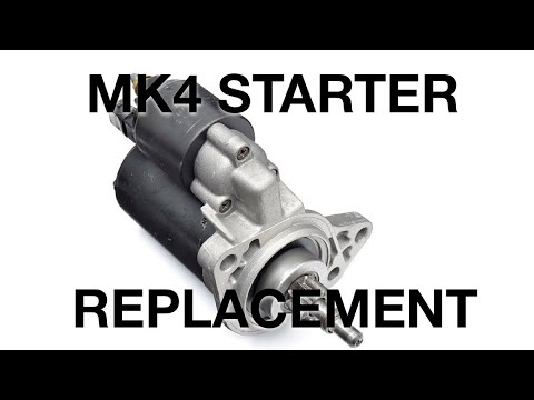 Видео: Замена стартера на Volkswagen Jetta Golf Beetle Mk4 1999-2004